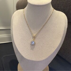 Women Pendant necklace stainless steel with zirconia